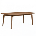 Esstisch 180 x 90 x 75 cm aus Holz in Walnussbraun - skandinavischer Stil