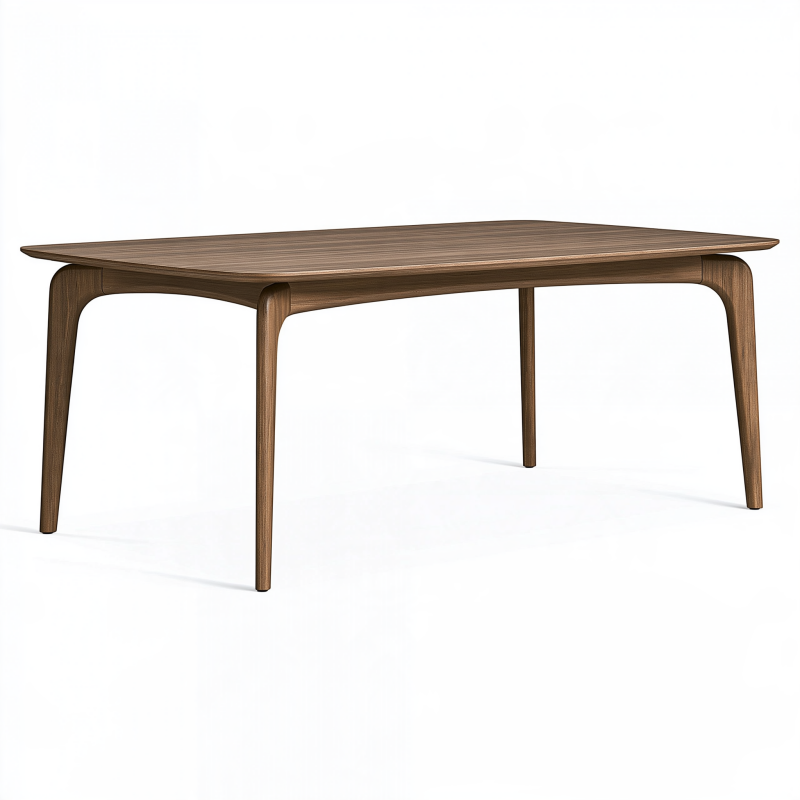 Esstisch 160 x 90 x 75 cm Holz Braun - Rechteckiger Tisch im modernen Stil